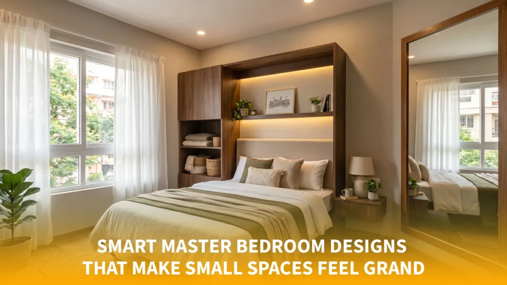 Fix Small Space Issues: Master Bedroom Interior Design Bangalore