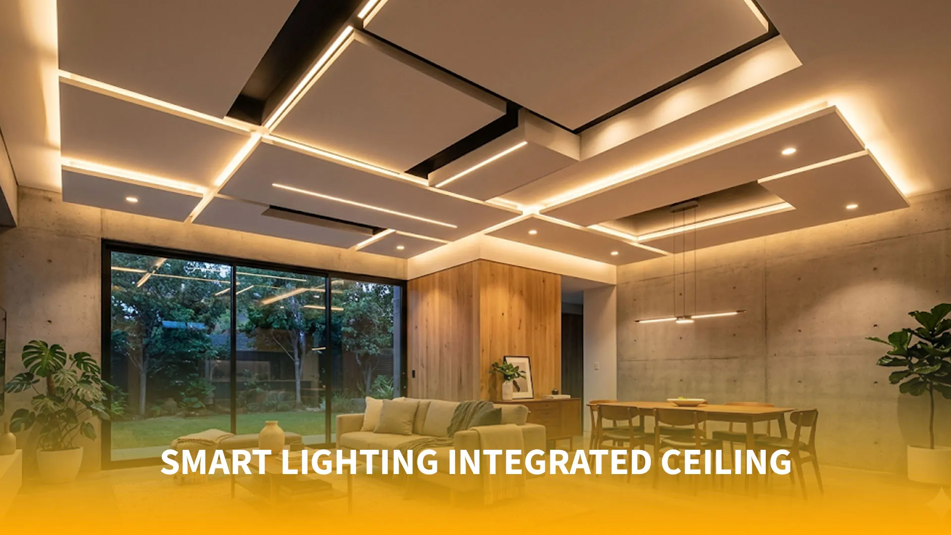 Smart Lighting Integrated Ceiling