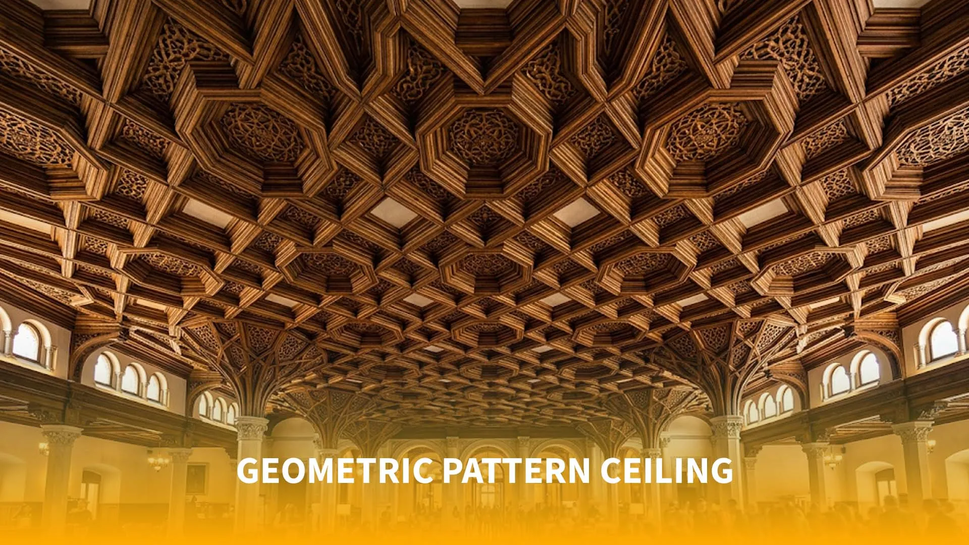 Geometric Pattern Ceiling