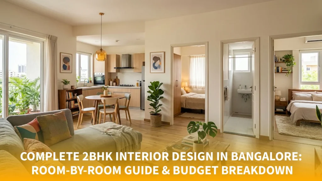 Complete 2BHK Interior Design in Bangalore: Room-by-Room Guide & Budget Breakdown