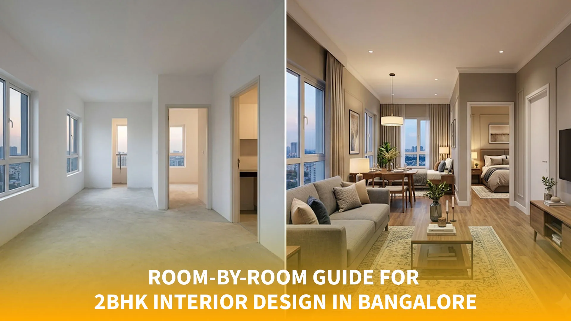Room-by-Room Guide for 2BHK Interior Design in Bangalore