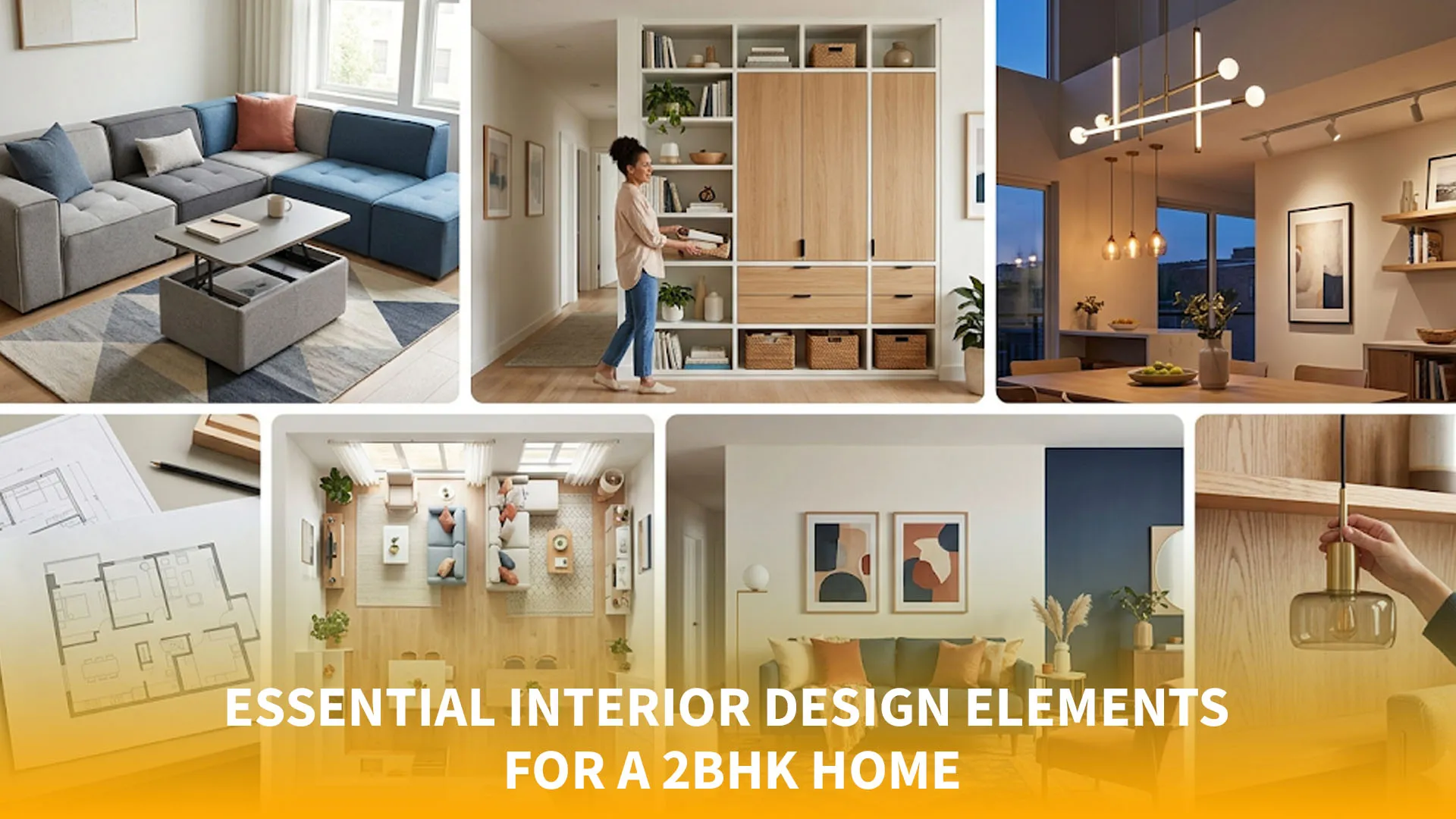 Essential Interior Design Elements for a 2BHK Home
