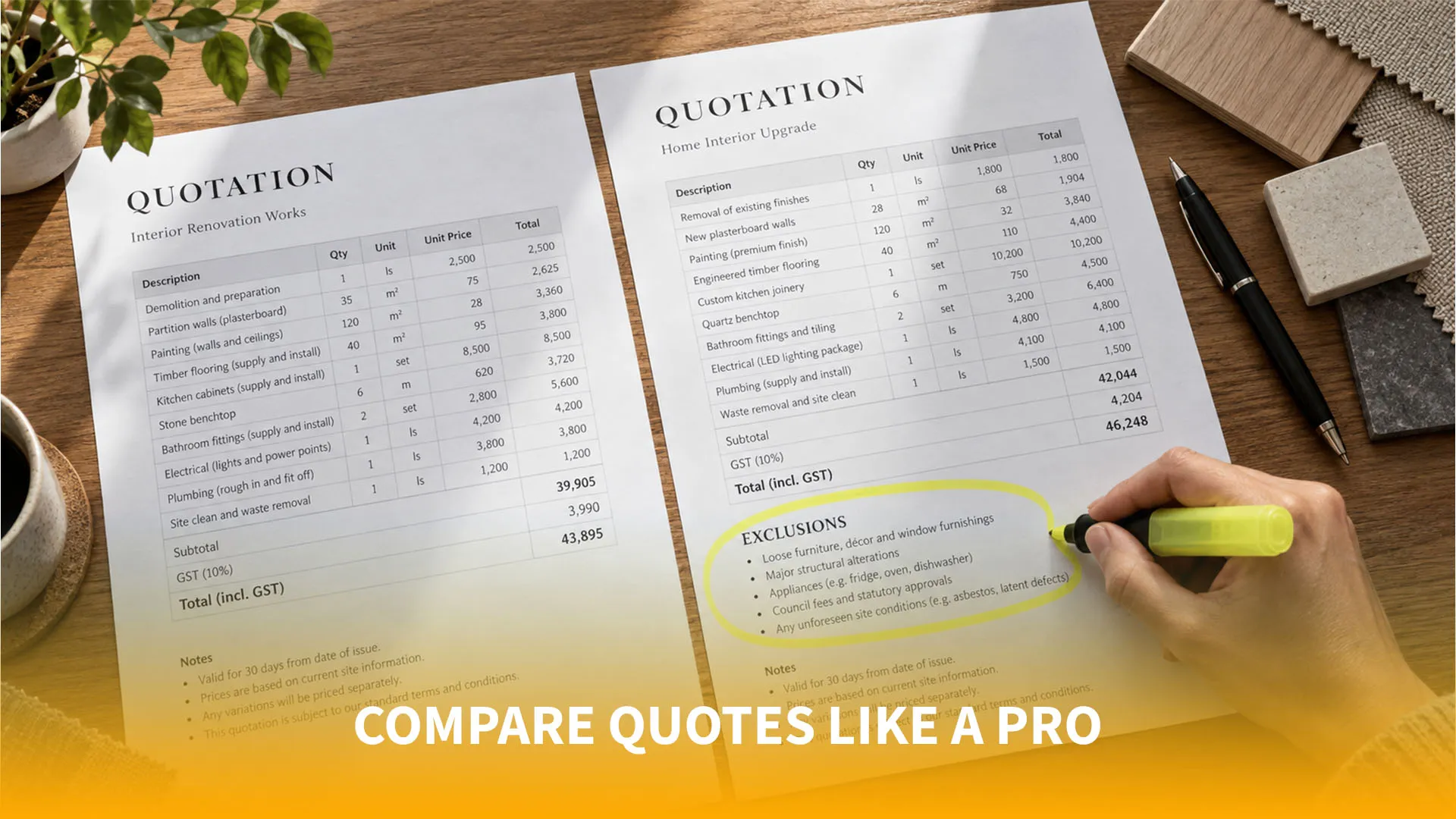 Compare Quotes Like a Pro