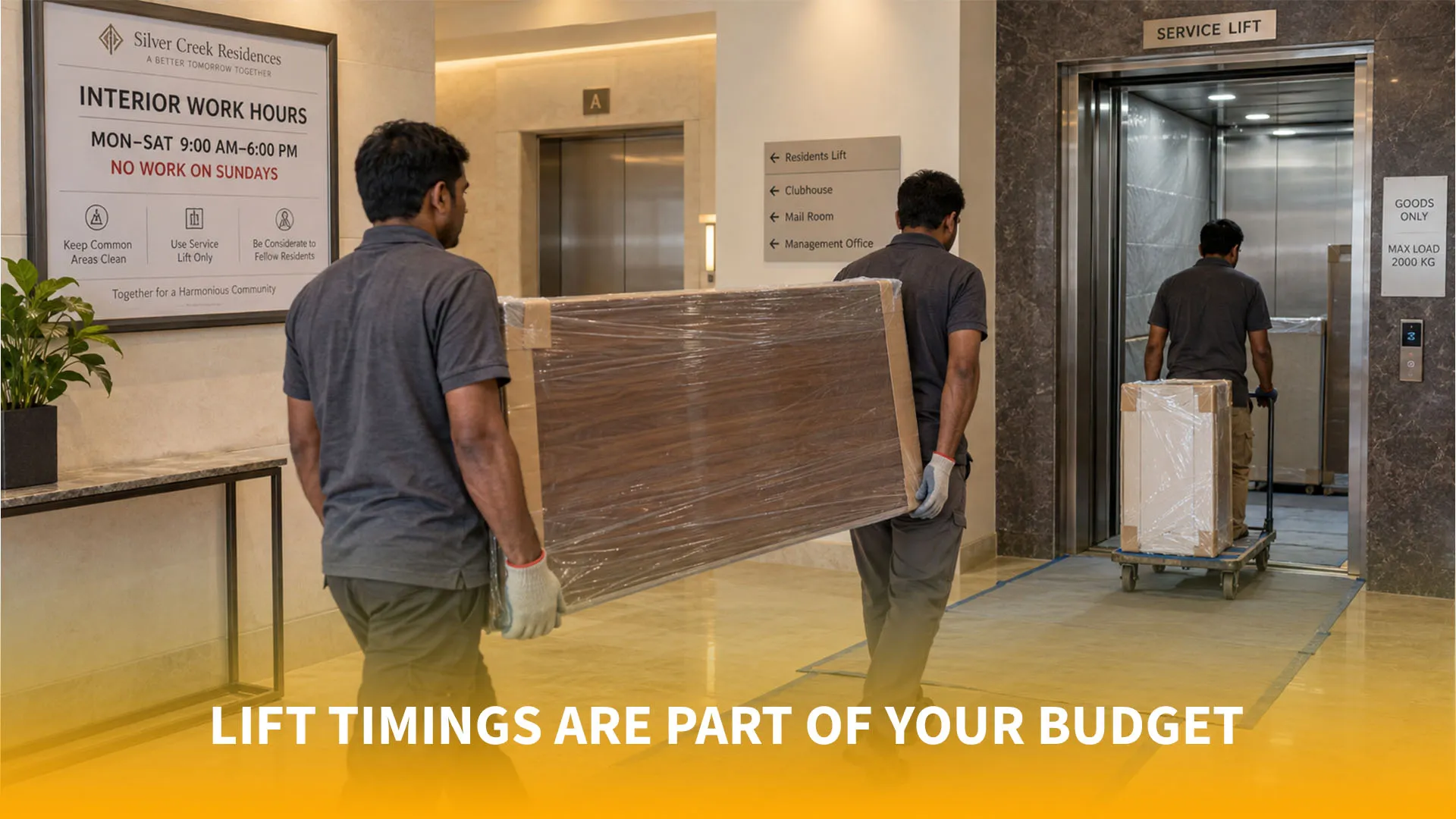 Lift Timings Are Part of Your Budget